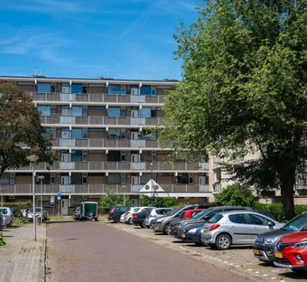 sfeerafbeeldingen van een appartementencomplex in enschede