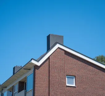 sfeerfoto van het dak van een duplexwoning