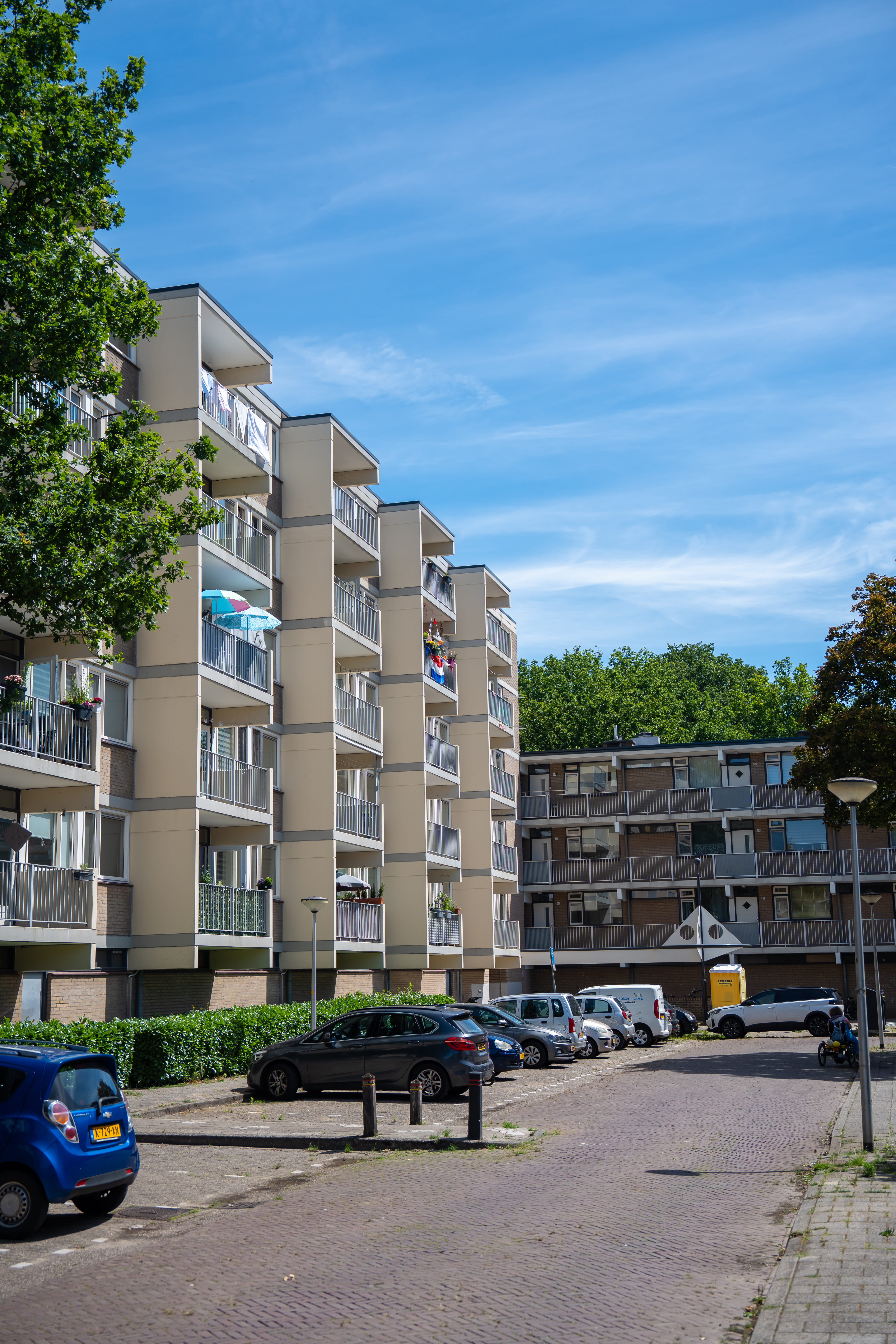 sfeerafbeeldingen van een appartementencomplex in enschede